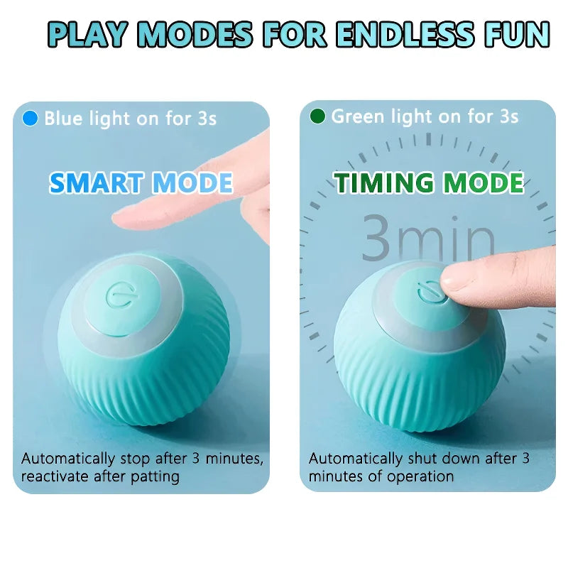 Interactive Smart Cat Toy Ball โ Automatic Rolling Magic Ball for Cats