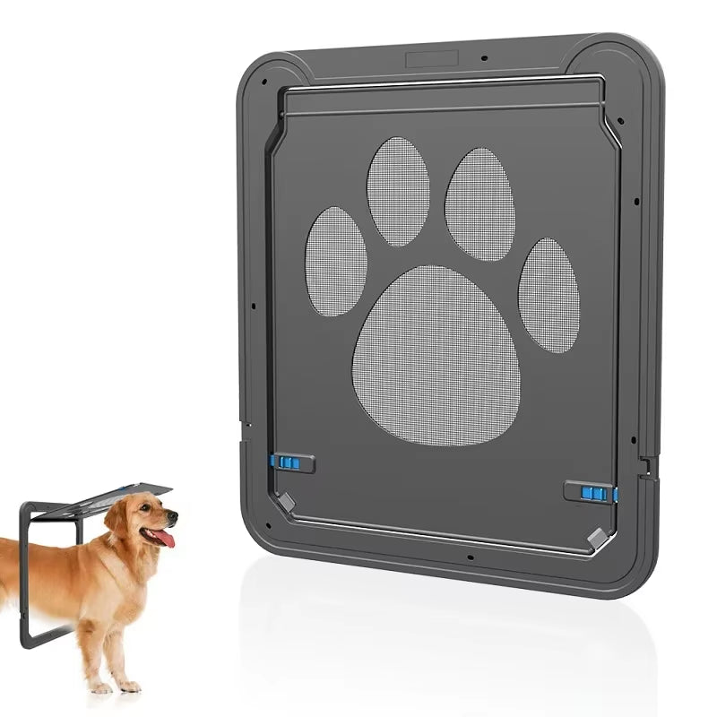 Lockable Magnetic Pet Door β Easy Install for Dogs & Cats, Secure & Garden-Friendly