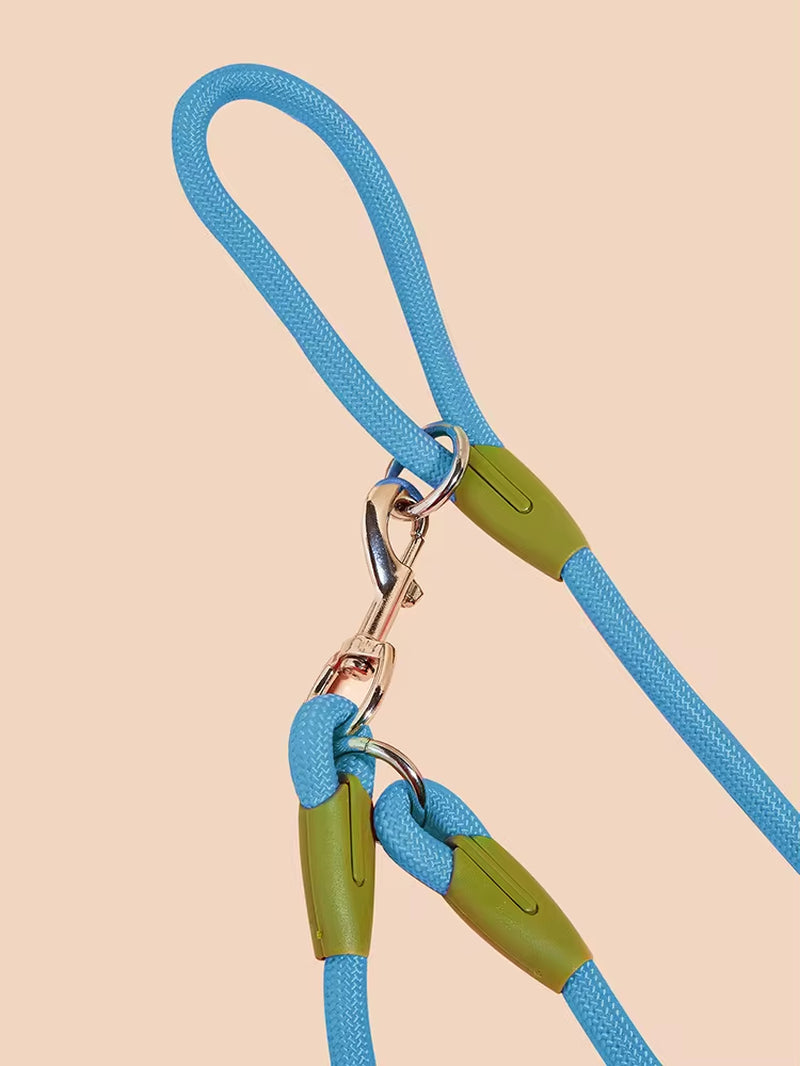 Reflective Nylon Hands-Free Dog Leash β for Running & Walking, Small & Large Dogs