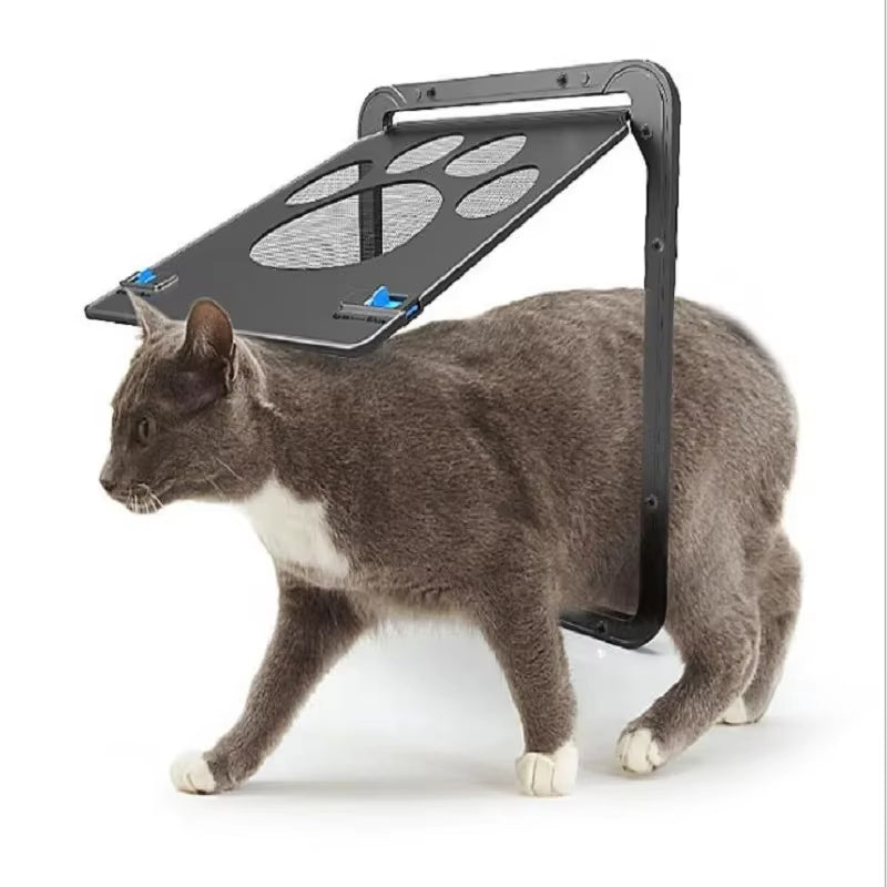 Lockable Magnetic Pet Door β Easy Install for Dogs & Cats, Secure & Garden-Friendly