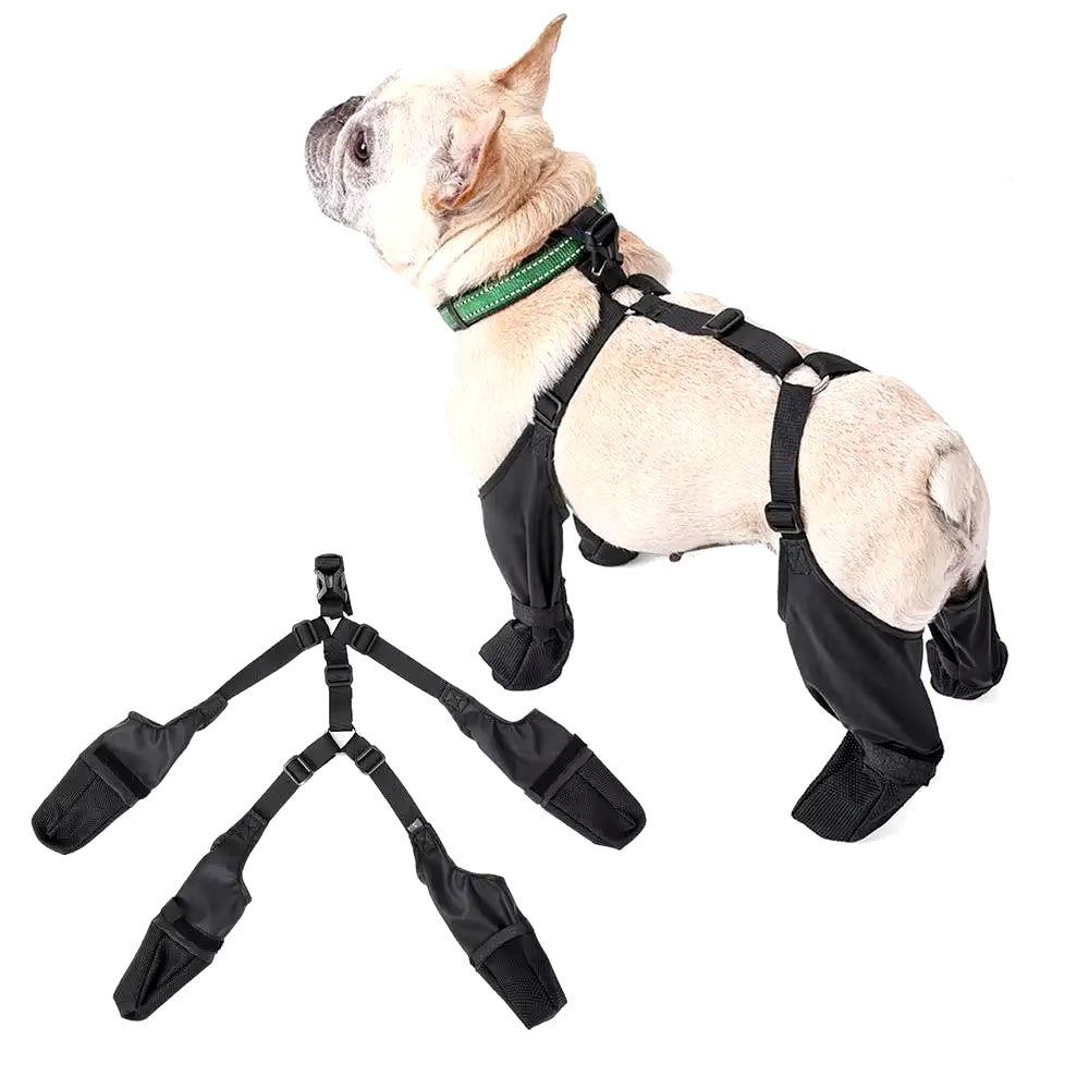 Waterproof Adjustable Dog Boots Outdoor Shoes for Small & Medium Dogs