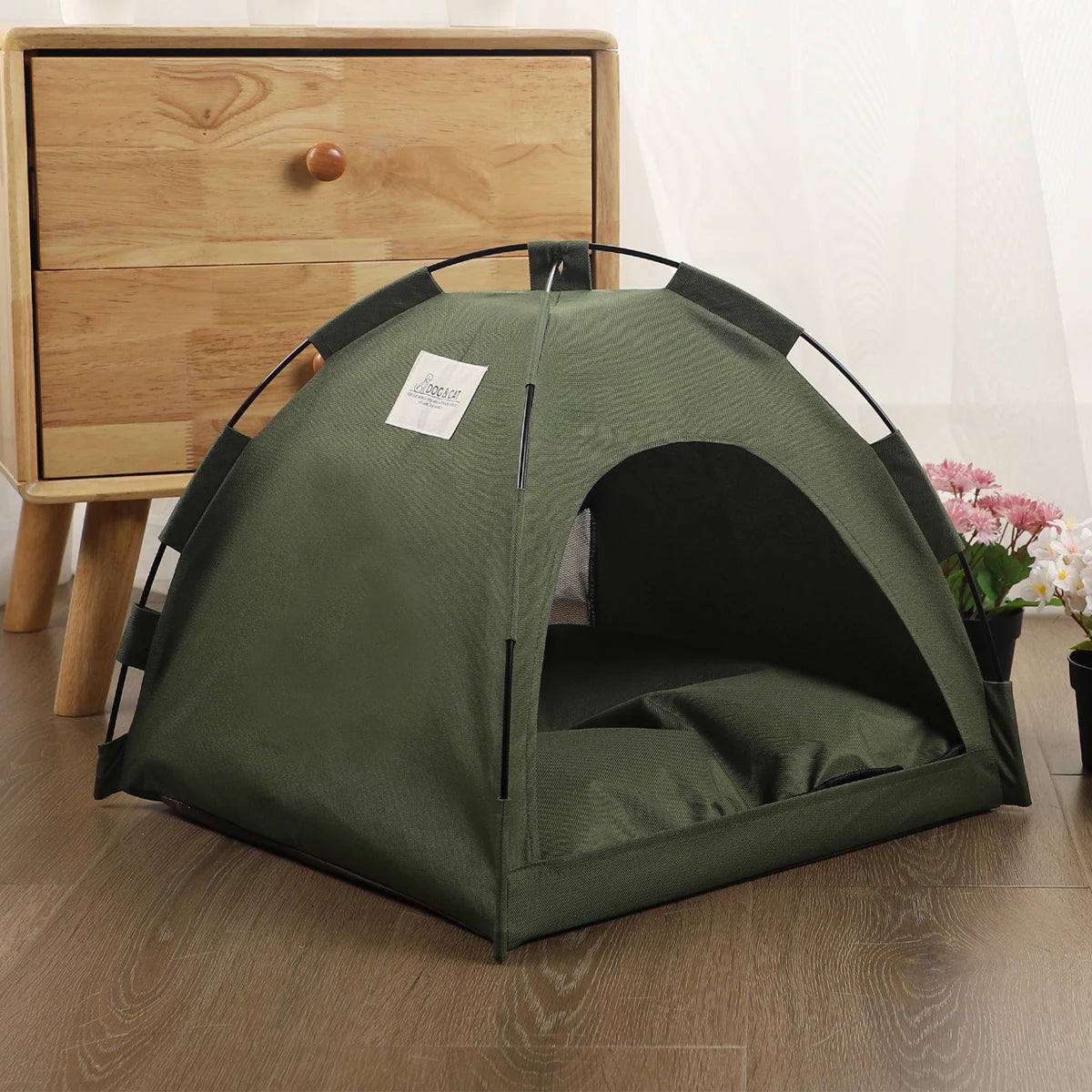 Winter Cat Tent Bed