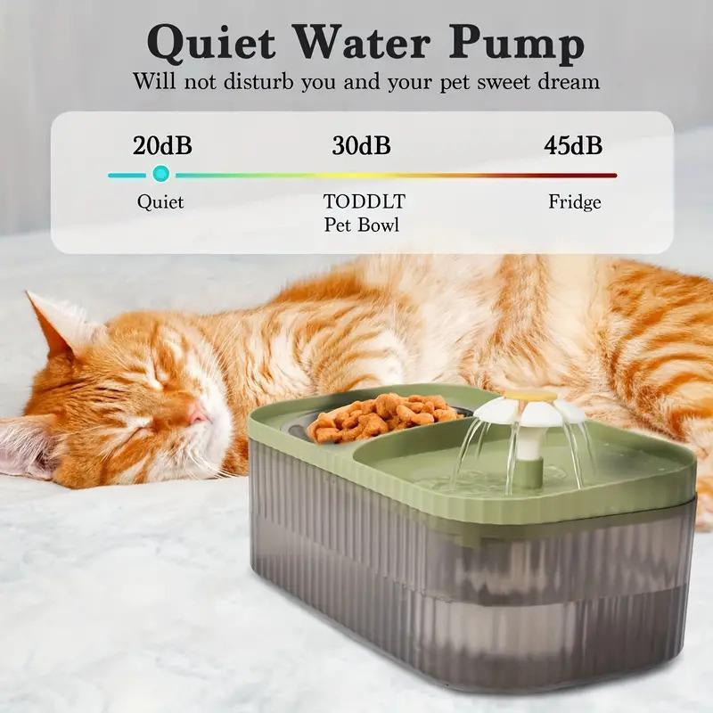 Automatic Pet Water Dispenser | Stainless Steel Food Bowl | Indoor Pet Water Feeder | Pet Feeding Supplies for Dogs & Cats | Water Fountain for Cats and Dogs