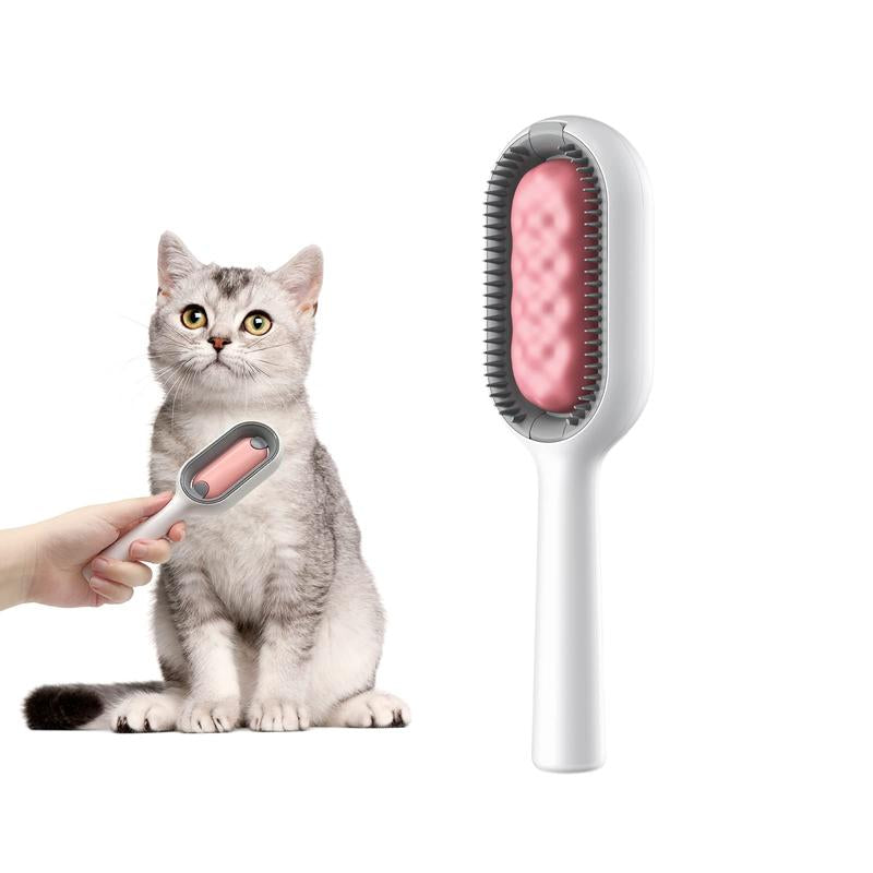 Durable Pet Hair Removal Brush | Washable Pet Grooming & Massage Brush | Hair Removing Comb for Cats & Dogs | Massaging Pet Comb