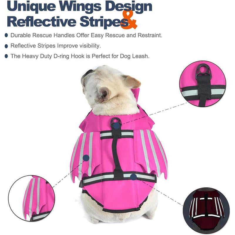 Reflective Dog Life Jacket – High Visibility, Waterproof Pet Swim Vest