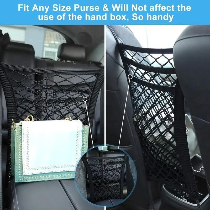 Pet Car Rear Isolation Mesh Net | Safety Divider | Dog & Cat Accessories for Travel Use