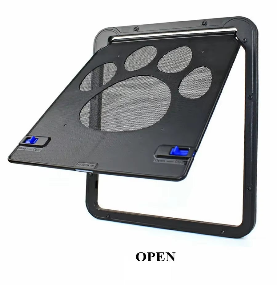 Lockable Magnetic Pet Door – Easy Install for Dogs & Cats, Secure & Garden-Friendly