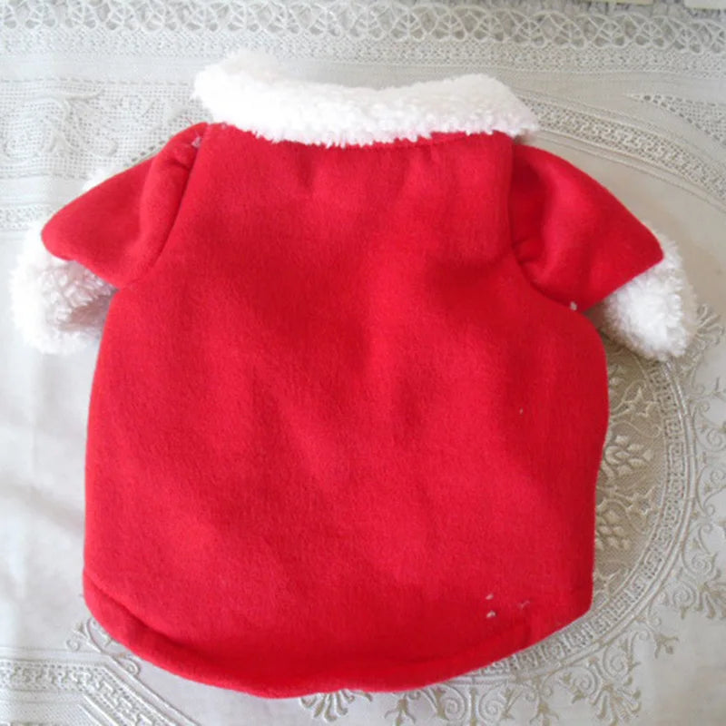 Christmas Cat Costume – Santa Claus Outfit for Small Cats & Dogs