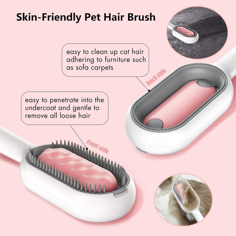 Durable Pet Hair Removal Brush | Washable Pet Grooming & Massage Brush | Hair Removing Comb for Cats & Dogs | Massaging Pet Comb